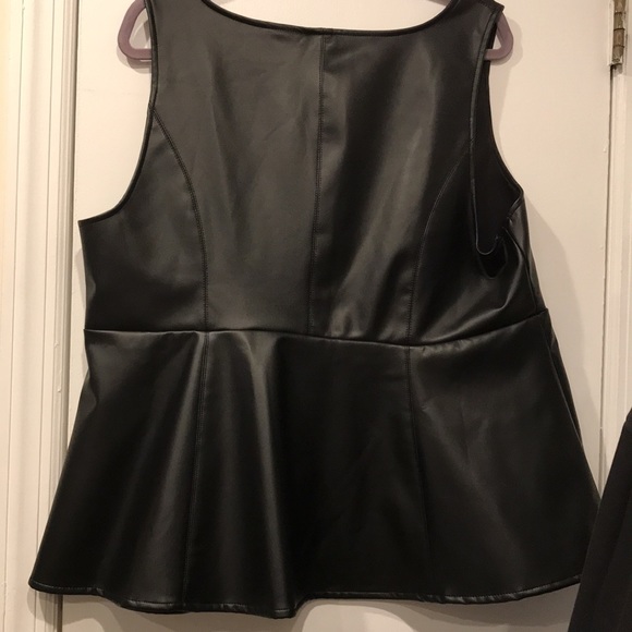 Torrid size 2 pleather top. - Picture 4 of 7